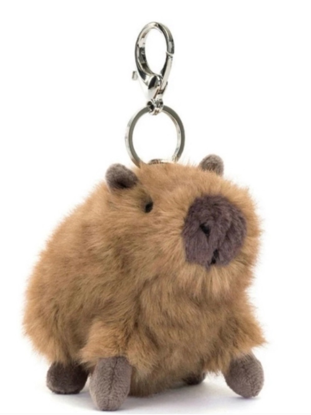 Jellycat Brown Plush Keychain Wombat